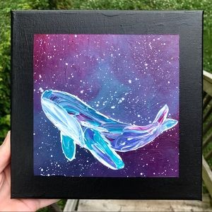 Space Whale Painting
